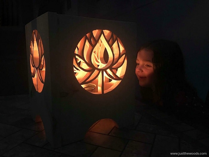 diy lantern, outdoor lanterns, wooden lanterns, backyard lantern, candle lantern