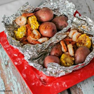 Grilled Shrimp Foil Packets