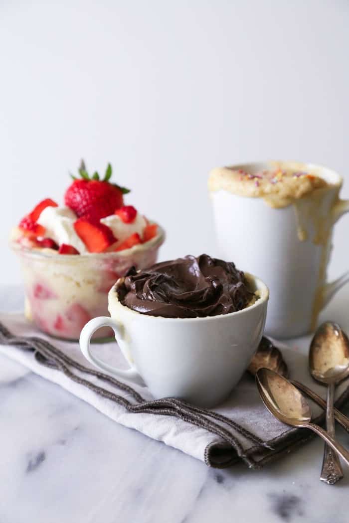 Gluten Free Mug Cake, mug cake recipe vanilla, how to make a vanilla mug cake