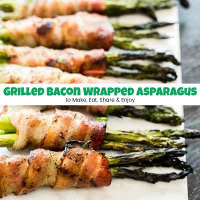 Grilled Bacon Wrapped Asparagus (Easy Recipe)