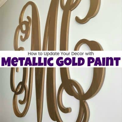 How to Update Your Decor with the Best Metallic Gold Paint