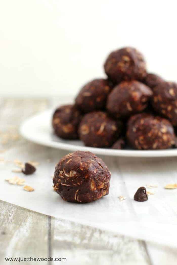 health energy bites, healthy peanut butter balls, no bake energy bites