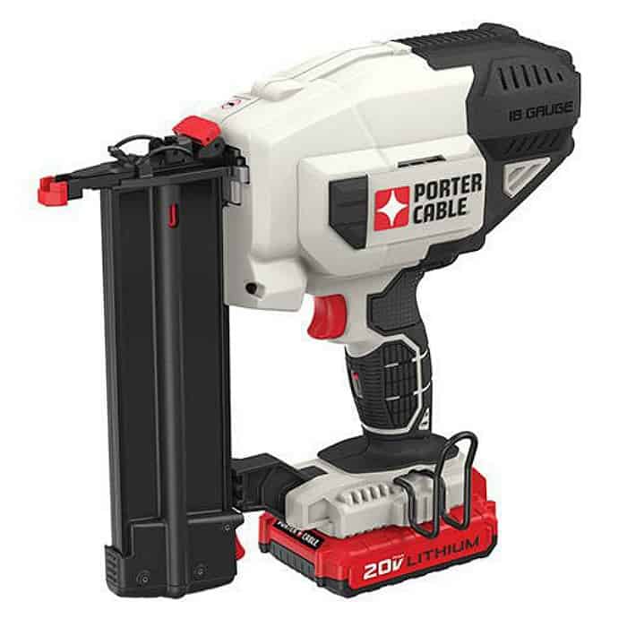 porter cable, brad nailer, cordless nailer, power nailer, diy tools, battery power nailer