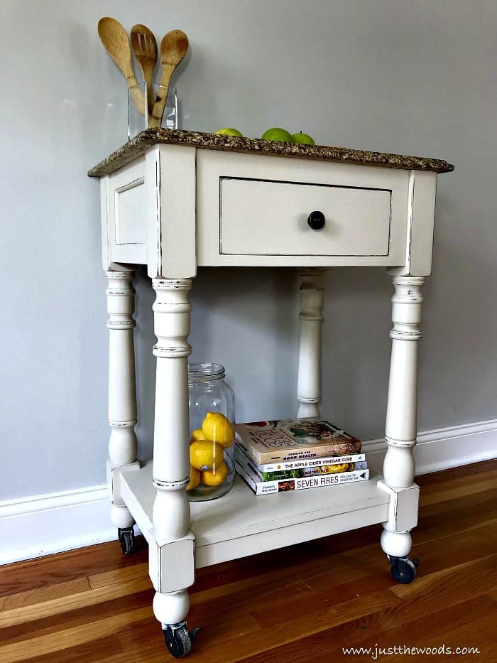 how to distress furniture with spray paint and a sander