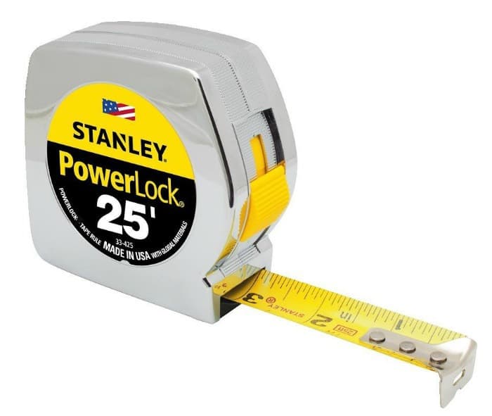 diy tools, measuring tape, silver measuring tape, stanley