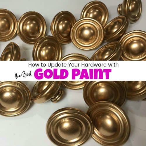 How to Update Your Decor with the Best Metallic Gold Paint