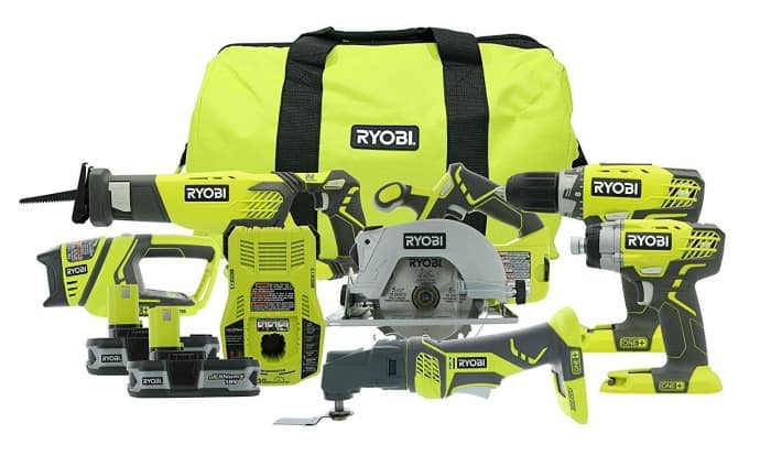 ryobi cordless diy tools, diy tools, power tool set, ryobi tools