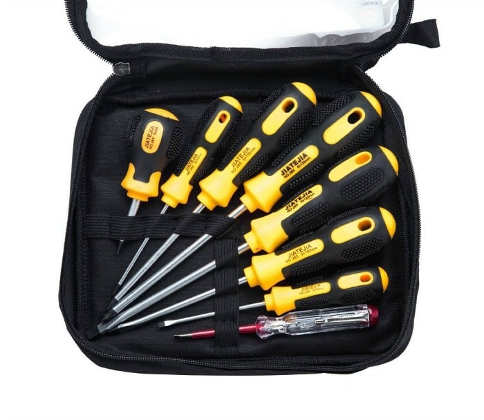 screwdriver set, set of screwdrivers, diy tools, essential tools for home