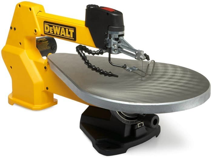 scroll saw, yellow scroll saw, dewalt scroll saw, woodworking tools, diy tools, must have woodworking tool