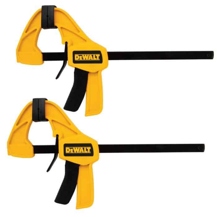 dewalt trigger clamps, diy tools