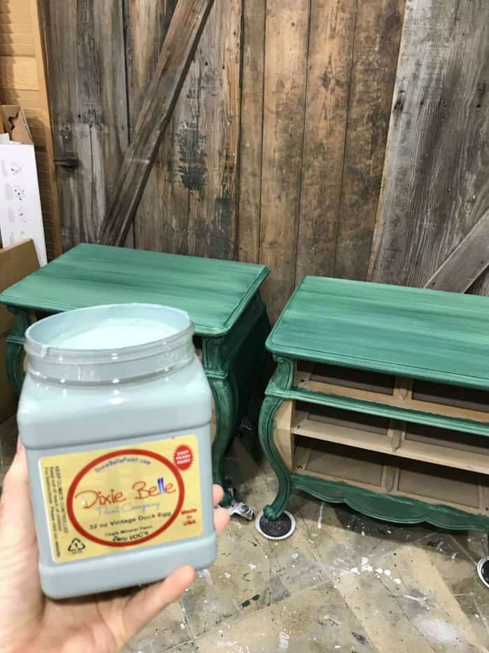 dixie belle paint, chalk paint, duck egg chalk paint, duck egg blue, vintage duck egg 