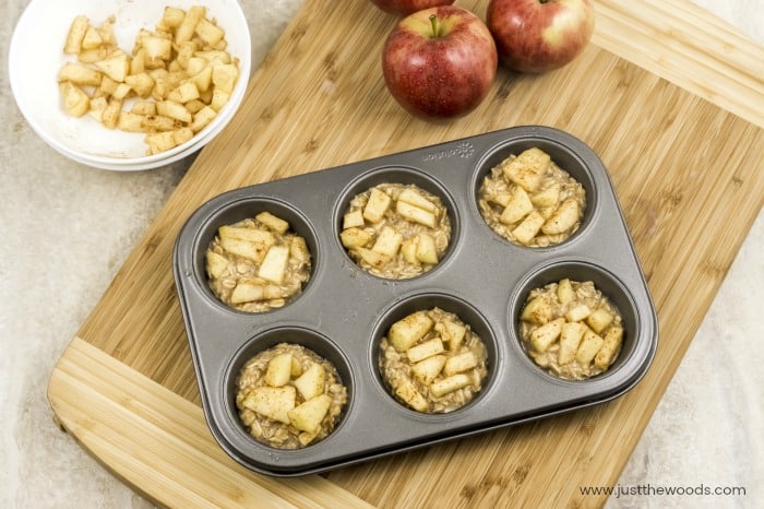 healthy oatmeal muffins, apple oatmeal muffins, apple muffins, apple breakfast muffins