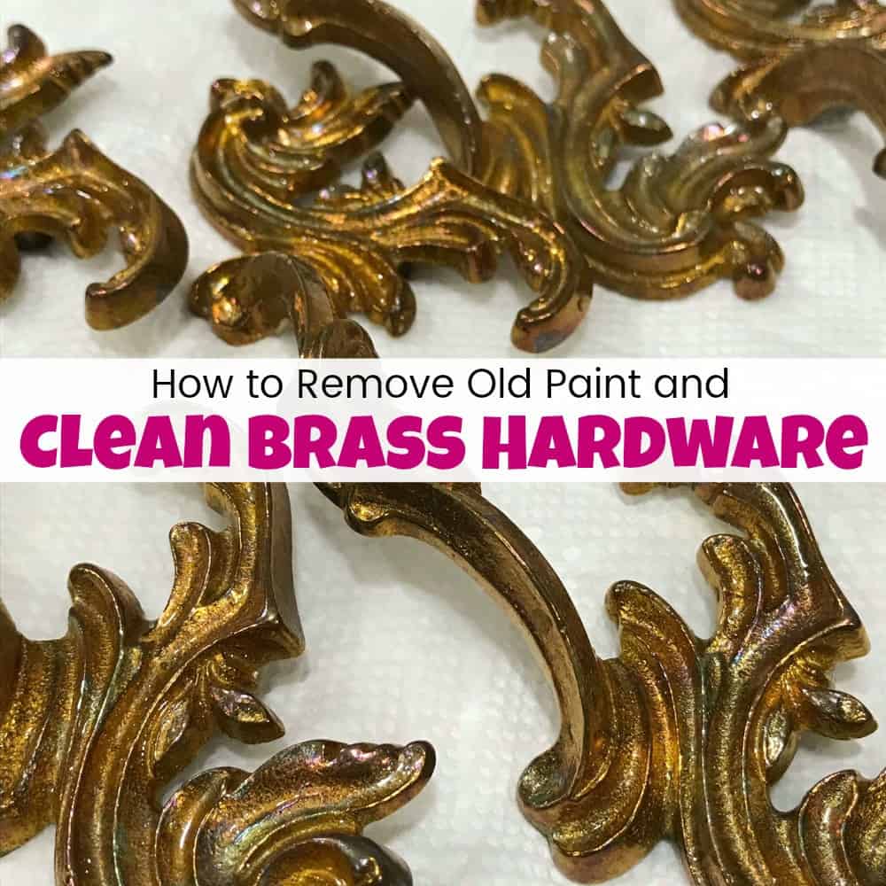 Brass Hardware  Easy Tricks to Remove Paint & Tarnish - The Homes