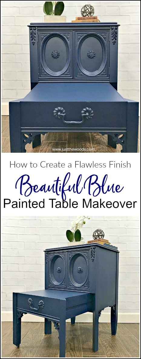 See how to spray paint furniture the easy way using the best paint sprayer. This indoor paint sprayer will make your furniture painting project a breeze. #bestpaintsprayer #paintsprayer #spraypaintfurniture #homerightpaintsprayer #howtouseapaintsprayer #paintedfurnitureideas #bluepaintedfurniture #paintedfurinturebeforeandafter