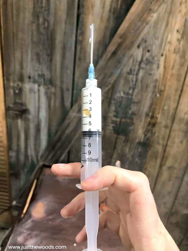 wood glue in syringe, repair wood furniture