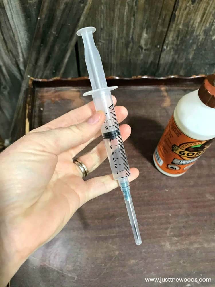 wood glue syringe