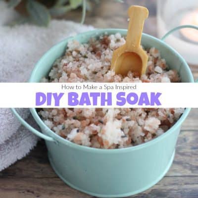 Homemade Lavender Essential Oil Bath Soak Recipe