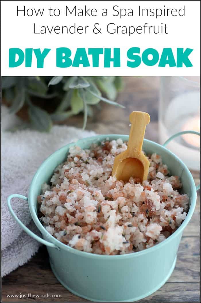 Spa Inspired Lavender DIY Bath Soak