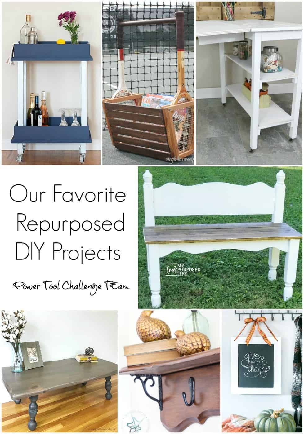 power tool challenge, upcycle projects, repurposed projects, blog hop, diyi blogs