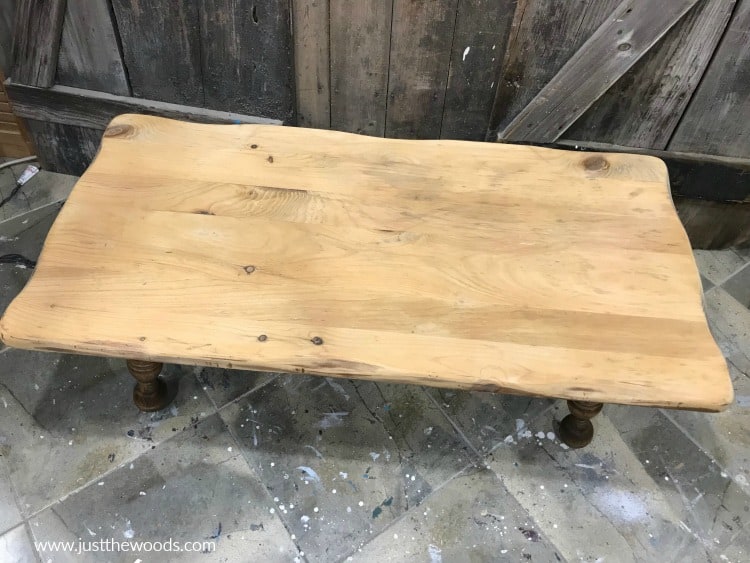 sanded wood table, small wooden table, refinishing a wooden table, wooden furniture