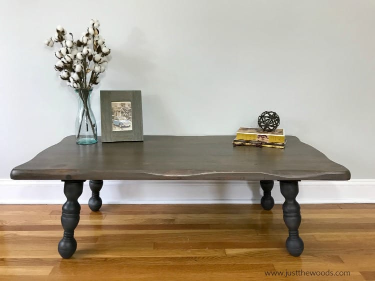 rustic wood coffee table, coffee table makeover, how to refinish furniture, furniture restoration