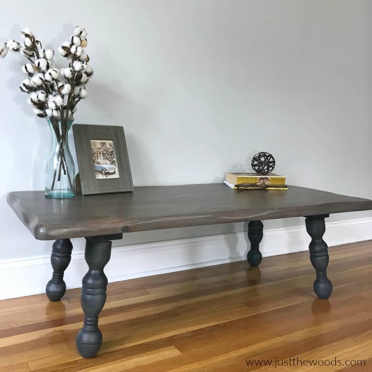 rustic wood coffee table, how to refinish a table, refinishing a table, upcycle ideas, rustic painted coffee table