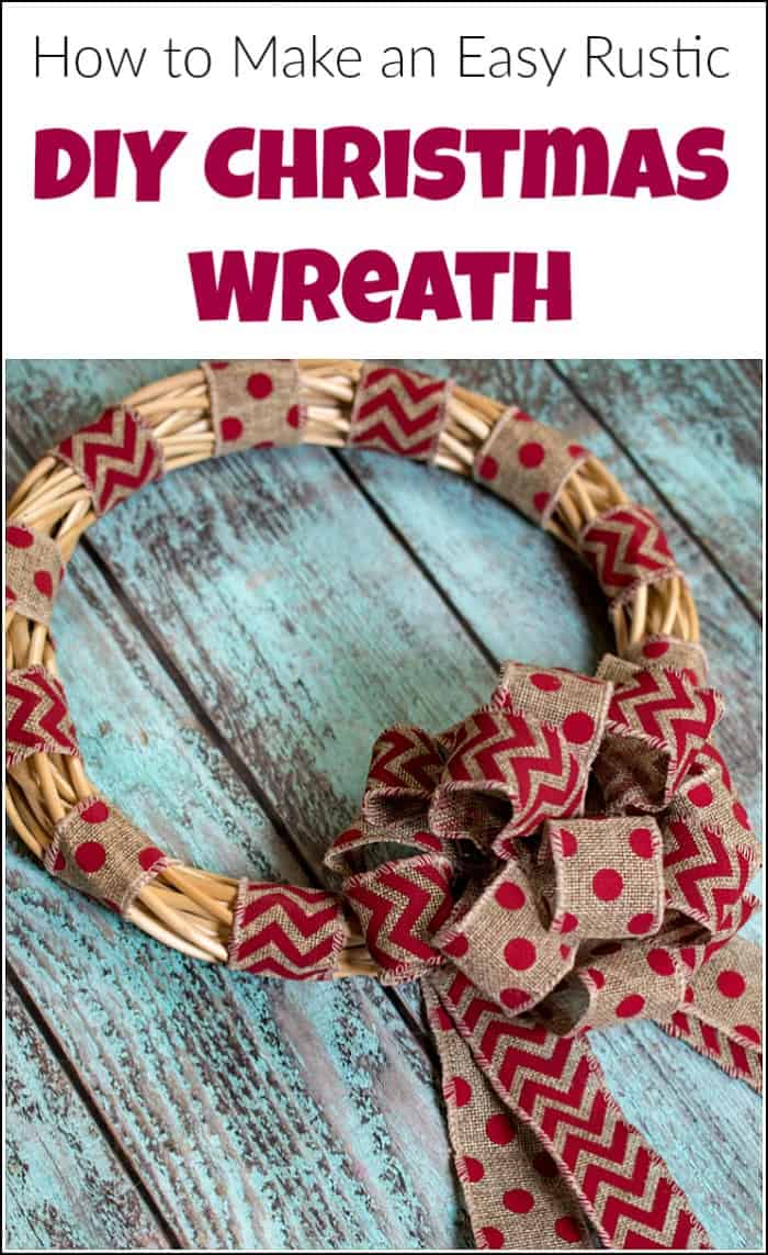 See how to make a Christmas wreath. When it comes to Christmas wreath ideas this easy DIY wreath is great for the holidays or any day. Make your own Christmas wreath with burlap ribbon. #christmaswreath #howtomakeachristmaswreath #DIYchristmaswreath #diyholidaywreath #diywreath #wreathmaking #christmaswreathideas #holidaywreaths