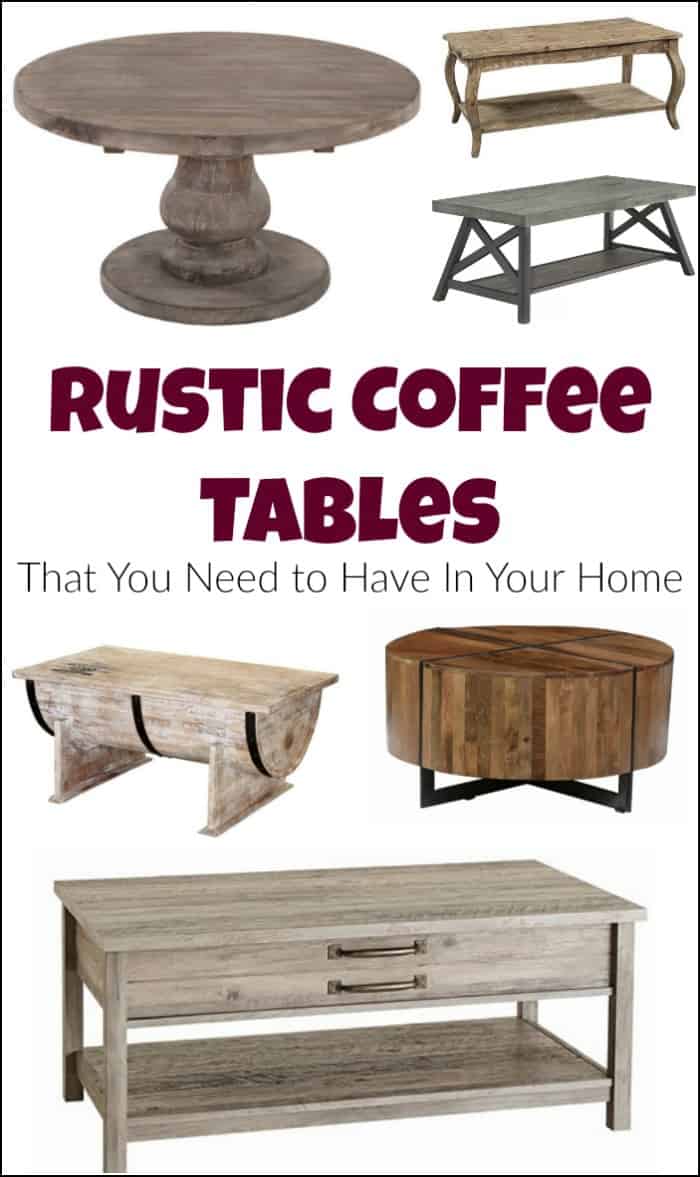 Rustic Coffee Tables That You Need To Have In Your Home