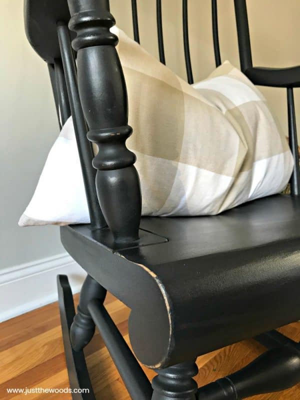 How to Paint a Wooden Rocking Chair with Spindles the Easy Way