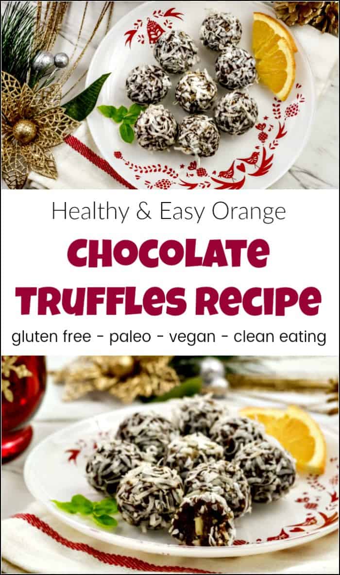 Delicious easy chocolate truffles recipe without the guilt. See how to make truffles without added sugar with this easy chocolate truffle recipe. Homemade truffles made with cacao and natures sweeteners. #easychocolatetruffles #chocolatetrufflerecipe #cleaneating #vegantruffles #howtomaketruffles #chocolatetruffles #healthysnacks #easytrufflerecipe #howtomakechocolatetruffles #homemadetruffles