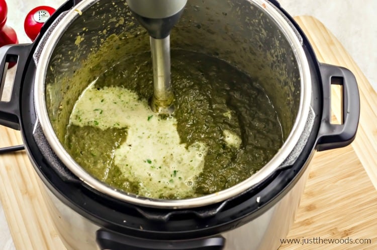 spinach soup in instant pot