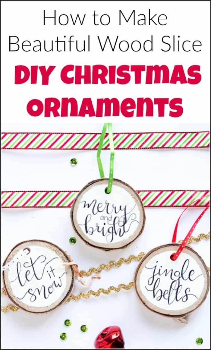 Homemade Christmas ornaments can be fun and easy to make. These wooden DIY Christmas ornaments can be as unique and personal as you like. See how to make easy Christmas ornaments with just a few simple steps. #homemadeChristmasornaments #DIYChritmasornaments #handmadeChristmasornaments #woodenornaments #woodenChristmasornaments #Christmasornamentideas