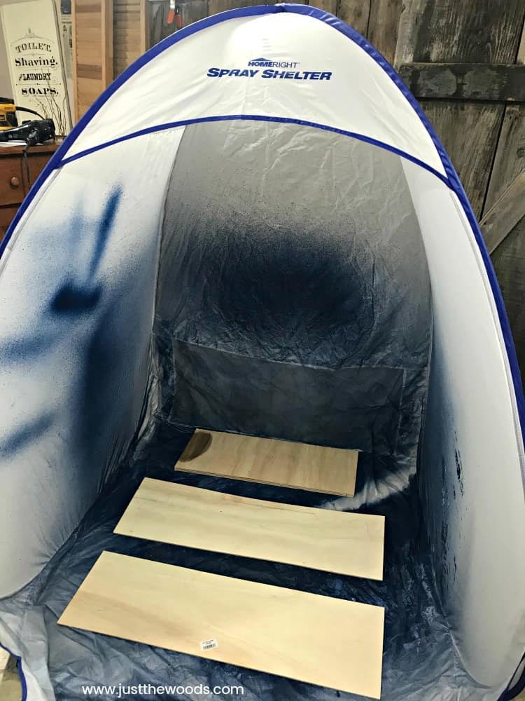 spray paint tent, spray paint shelter, spray tent, homeright spray tent