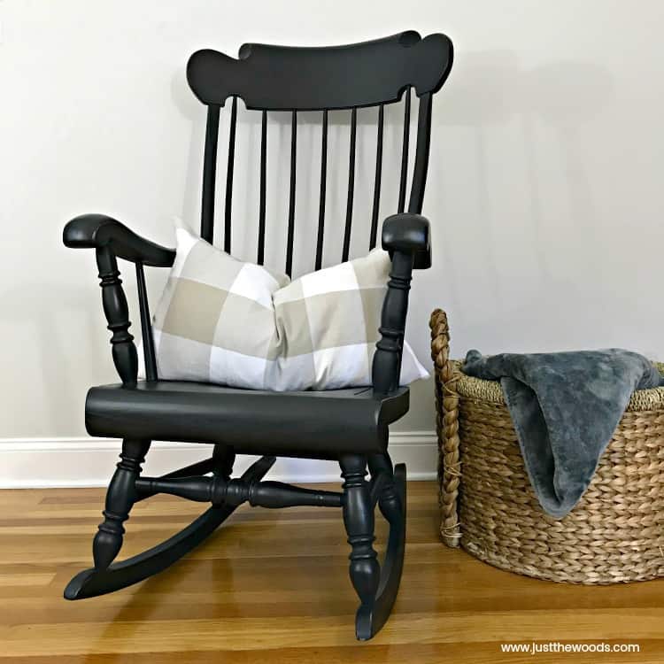 How To Paint A Wooden Rocking Chair With Spindles The Easy Way