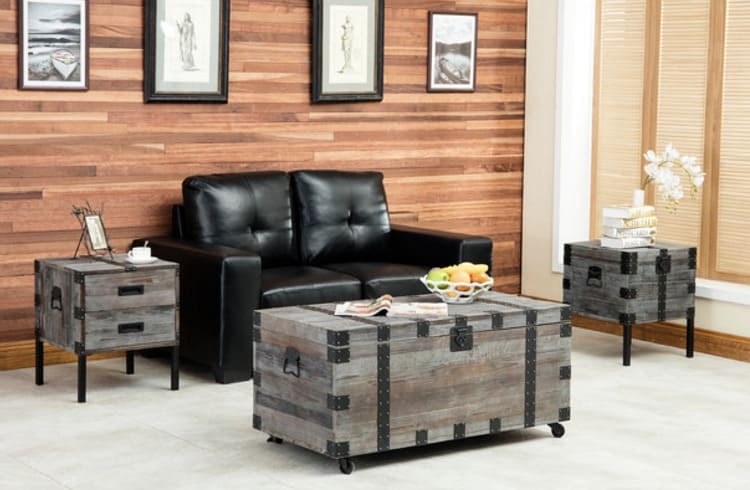 rustic coffee tables with storage, rustic coffee end table set, rustic coffee tables