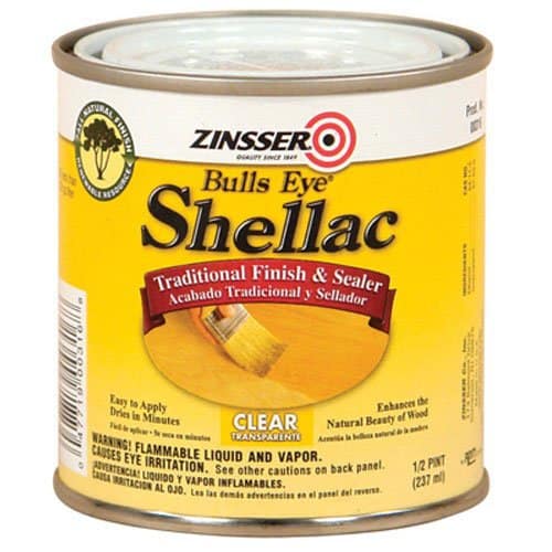 bulls eye shellac, clear shellac, seal odors with shellac, block stains shellac, seal wood, bleed through