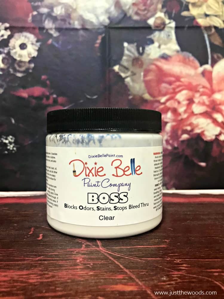 how to stop bleed through, prevent bleed through, dixie belle boss, primer, hand painted furniture