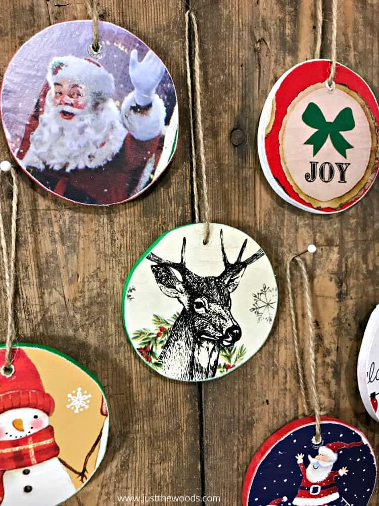  How to Make  Easy DIY  Wooden Christmas  Ornaments 