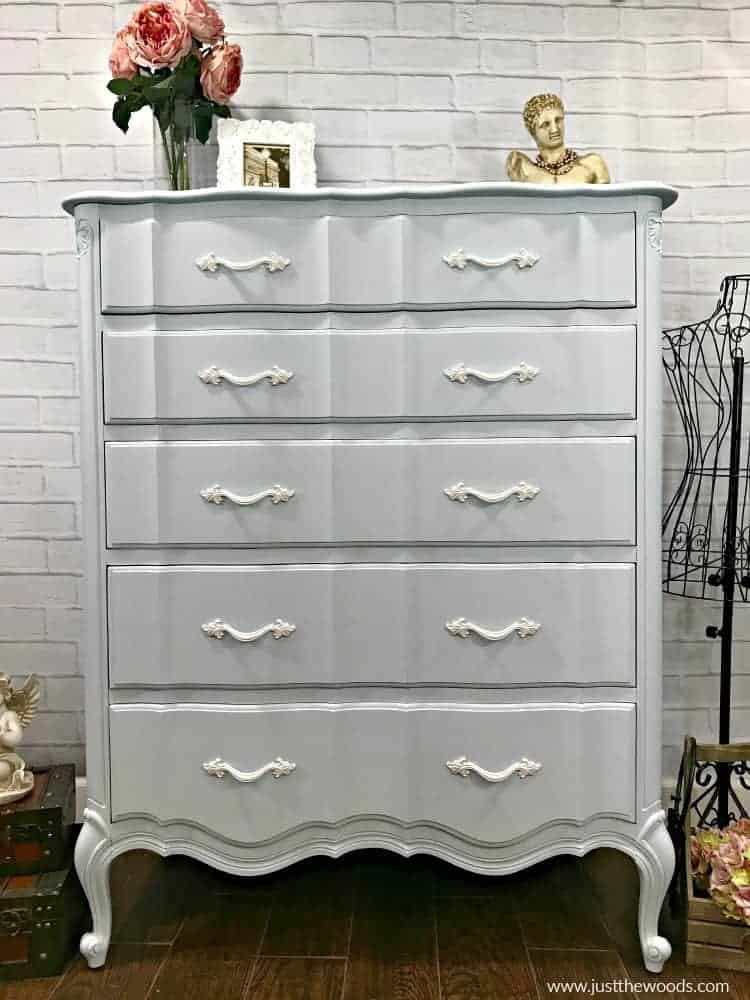 How To Paint The Perfect Powder Blue Painted Dresser