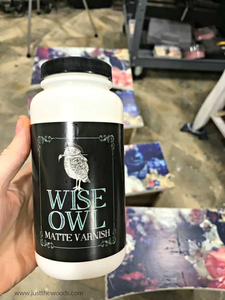 wise owl varnish, sealer for painted furniture, matte varnish, clear sealer for chalk paint