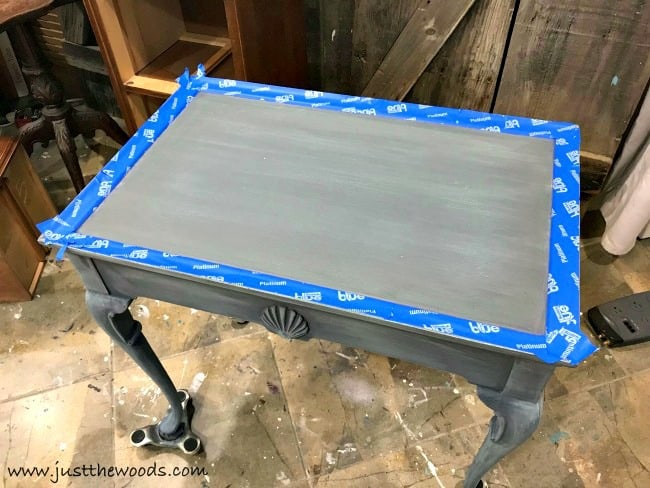 scotch blue platinum, painters tape, blue painters tape, how to tape painted furniture