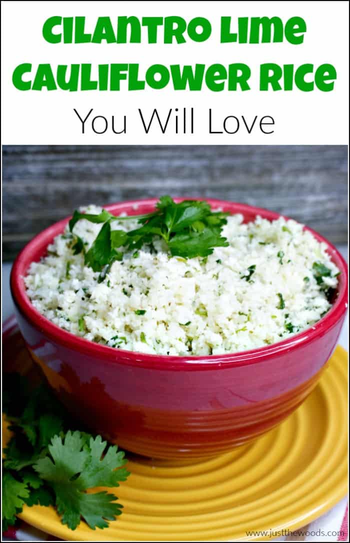 Cilantro lime cauliflower rice is a great way to get vegetables into your diet. This easy cauliflower rice recipe is so easy to make and you will love it. Clean eating cauliflower recipe for the whole family. #cauliflowerrice #cilantrolimecauliflowerrice #cilantrocauliflowerrice #cauliflowerricerecipes