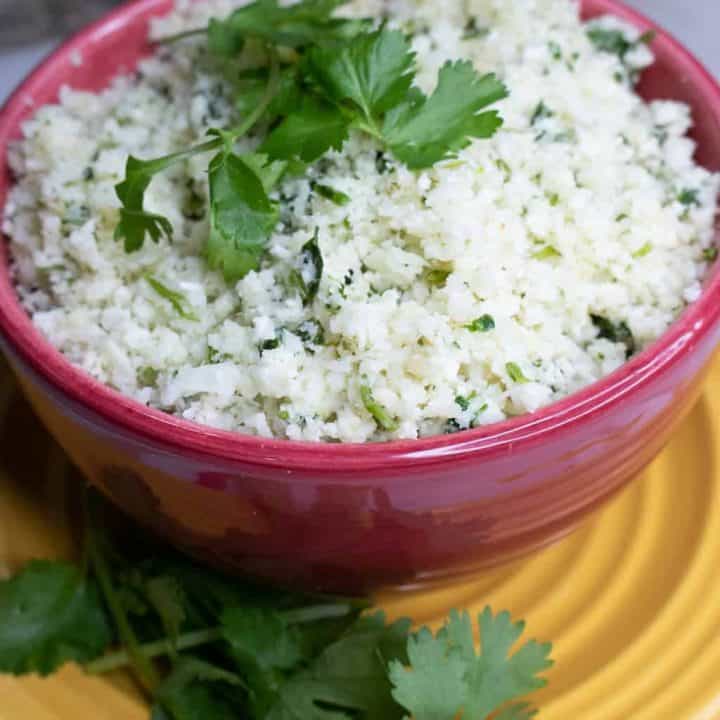 Cilantro Lime Cauliflower Rice