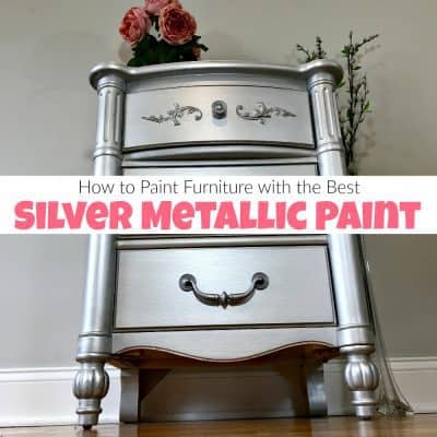 How to Paint Furniture with the Best Silver Metallic Paint