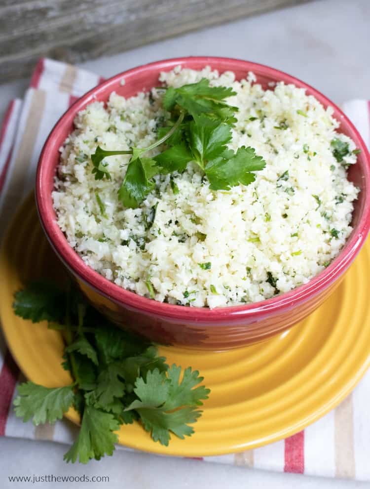 cauliflower rice recipes, cilantro lime cauliflower rice, easy cauliflower rice