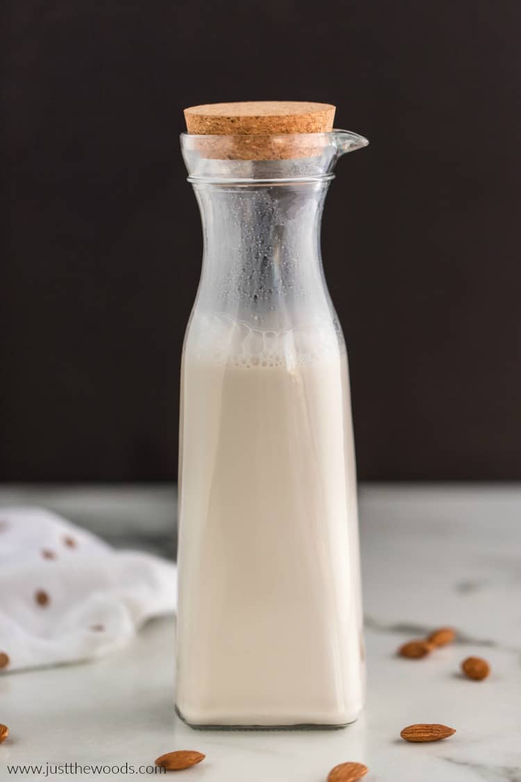 how to make almond milk, homemade almond milk, making almond milk