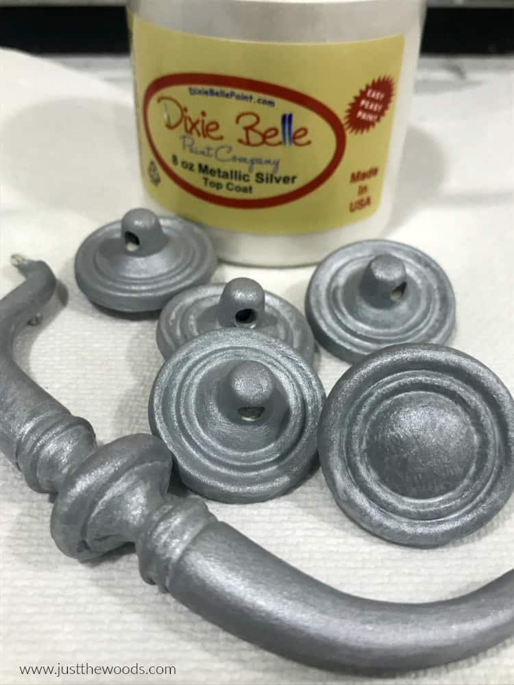 silver metallic paint, metallic silver paint, painting hardware silver