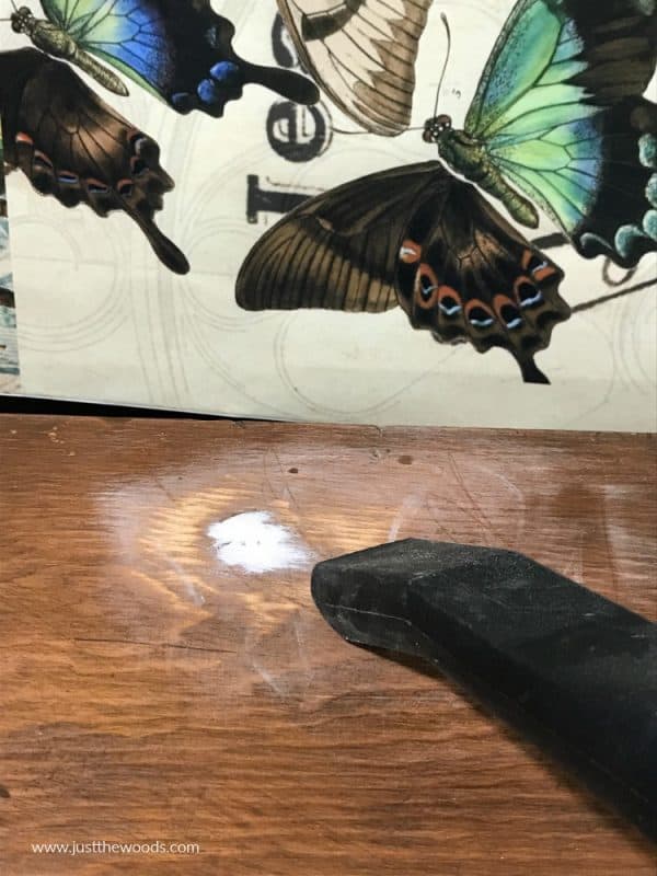 The Best Decoupage Paper & How to Apply it to Painted Furniture