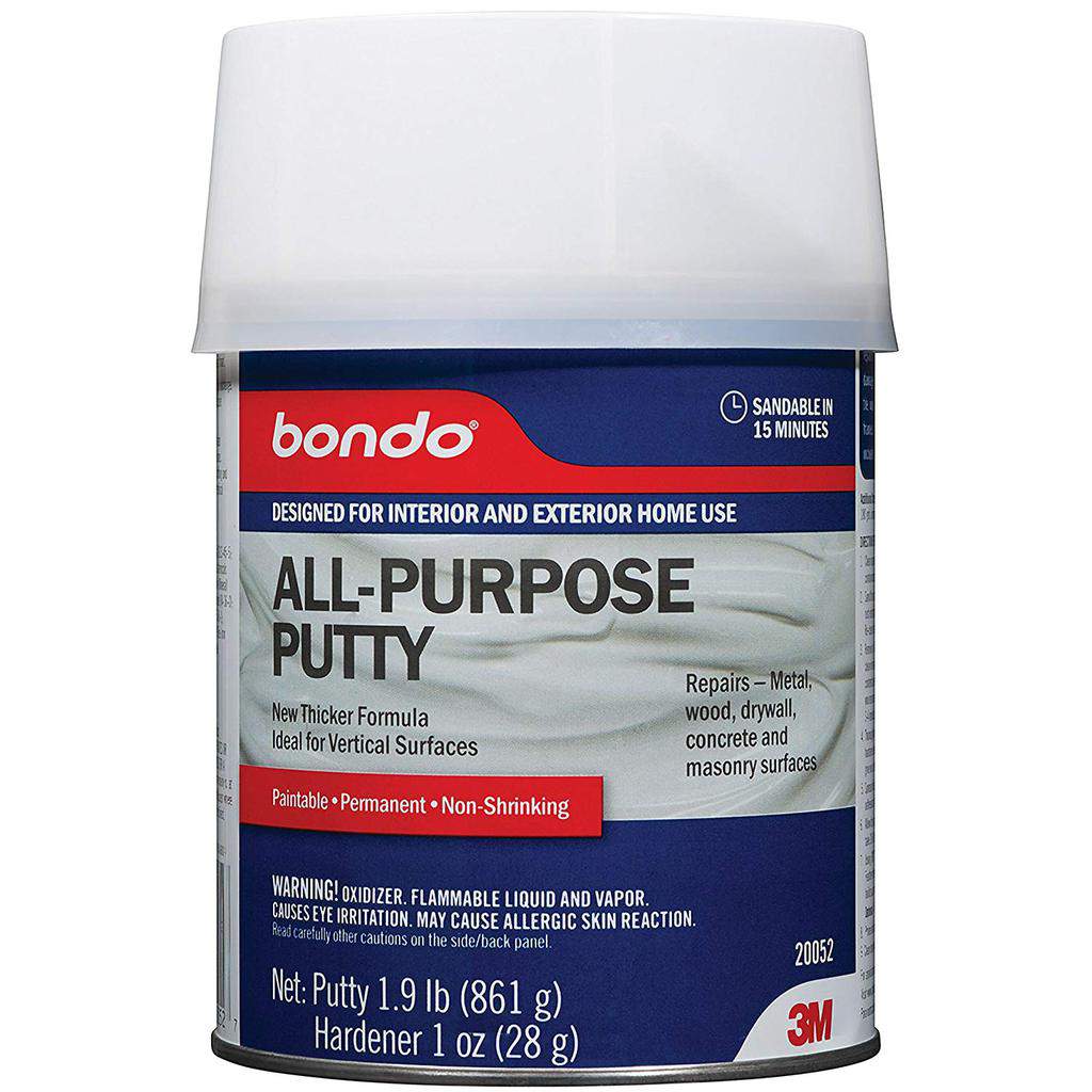 bondo wood filler, all purpose putty, bondo putty, 3m bondo, bondo all purpose putty