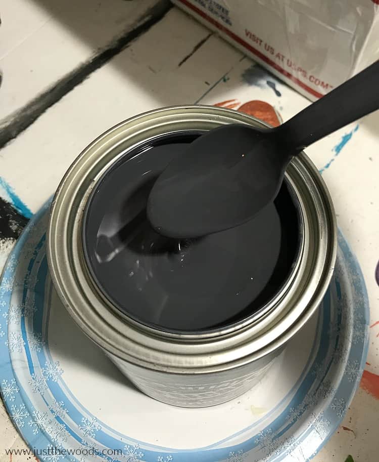 gray paint for furniture, how to repaint furniture, repainting previously painted furniture, painting over already painted furniture